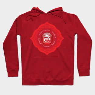 Root Chakra Mandala - 54 Hoodie